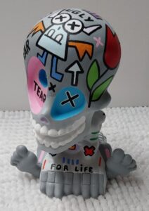 tête de mort tears for life par yann sciberras