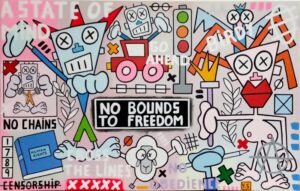 toile a state of mind par l'artiste yann sciberras