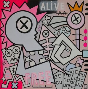 oeuvre intitulée alive par yann sciberras