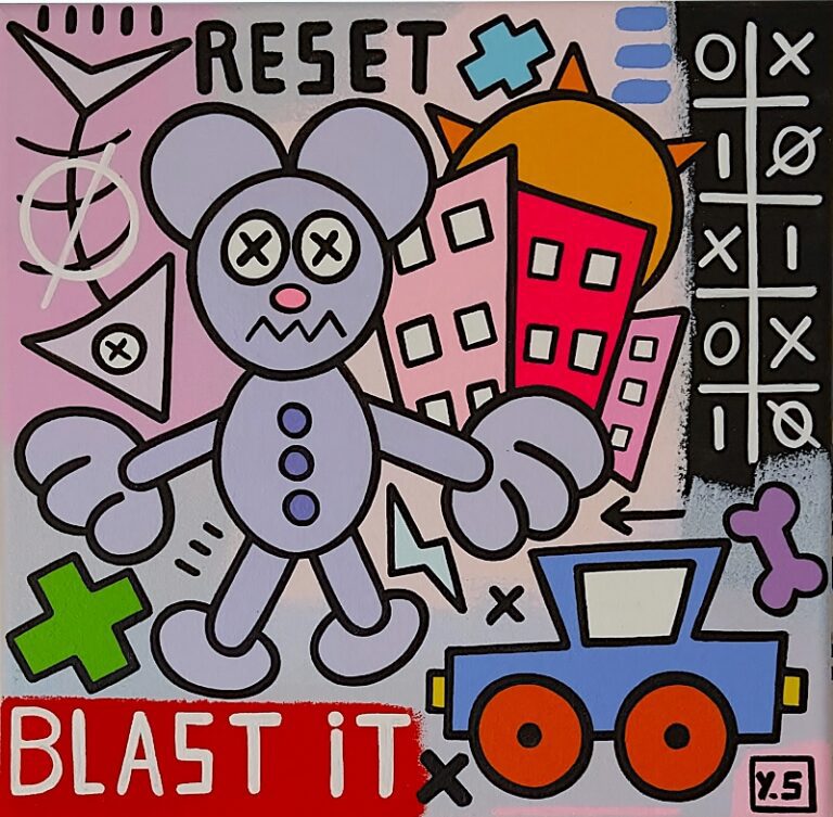 toile blast it par yann sciberras