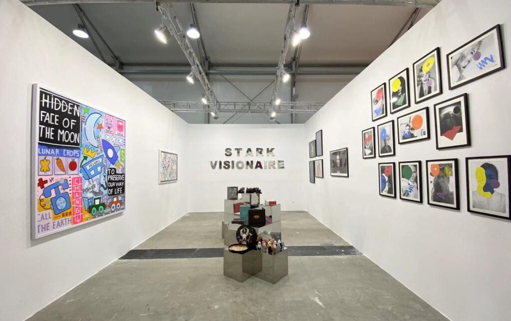 exposition de l'artiste yann sciberras à la west bund art fair en chine