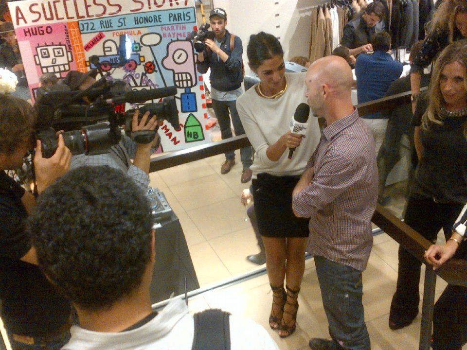 interview de yann sciberras lors de la vfno pour hugo boss