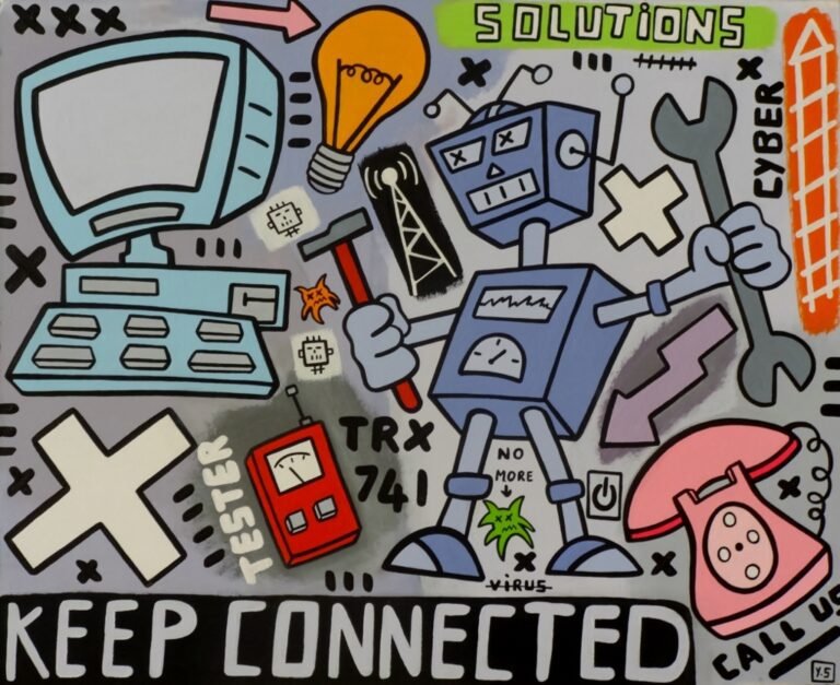 oeuvre keep connected par yann sciberras
