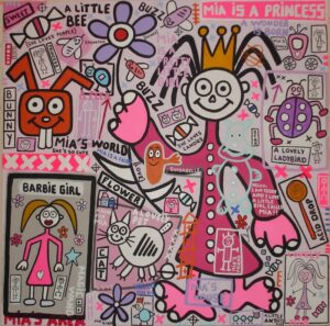 toile mia is a princess par yann sciberras