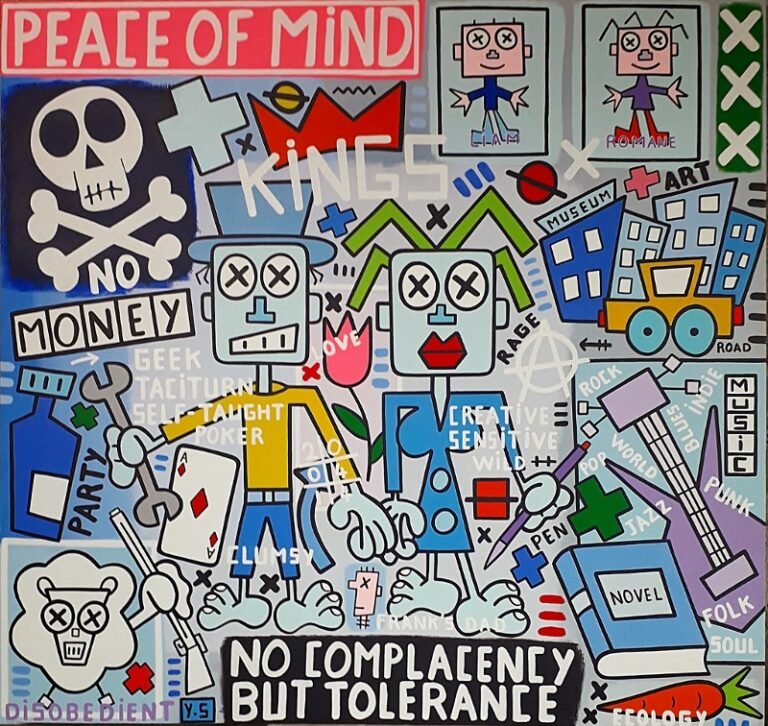 toile peace of mind par yann sciberras