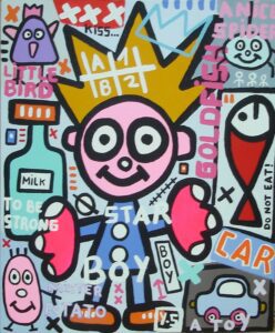 toile star boy par yann sciberras