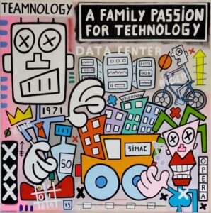 toile personnalisée temnology par yann sciberras