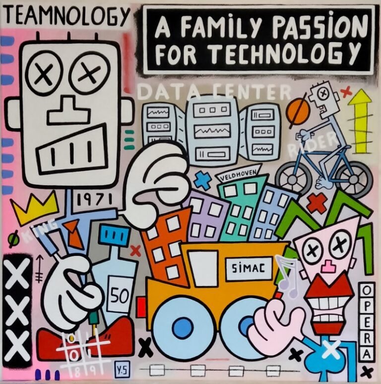 toile personnalisée temnology par yann sciberras