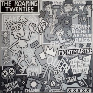 toile the roaring twenties par yann sciberras