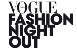 Logo vogue fashion night out paris
