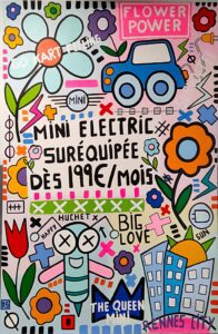 toile the queen mini pour bmw